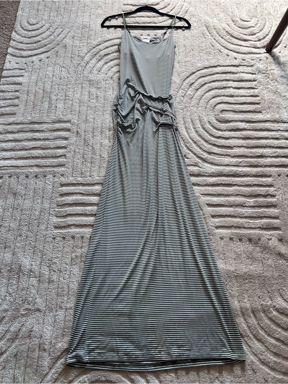 Sleeveless Striped Maxi Dress Stripped Maxi Dress Medium